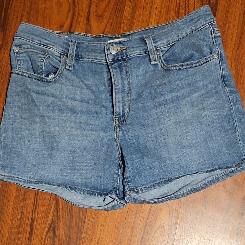 Levi's Blue Jean Shorts Relaxed Fit